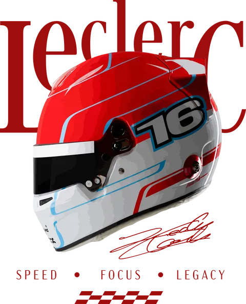 Charles Leclerc helmet