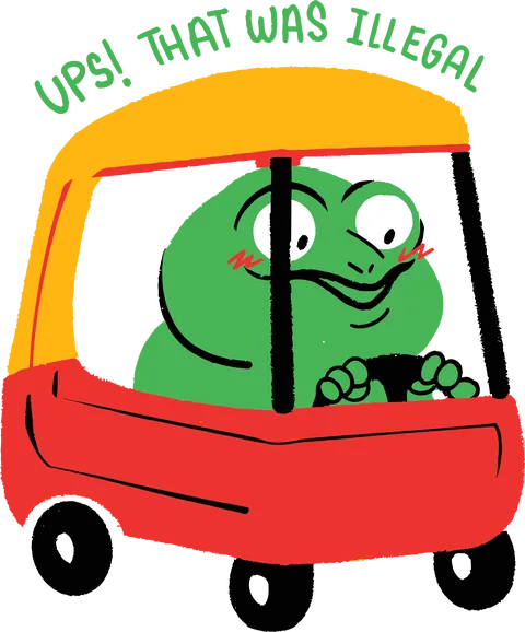 Ups! That was illegal