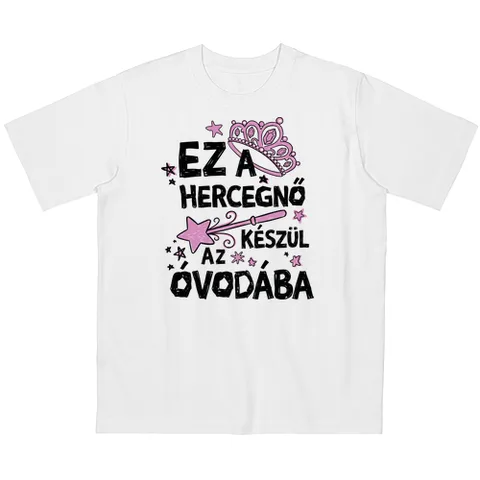 Ez a hercegnő készül az óvodába