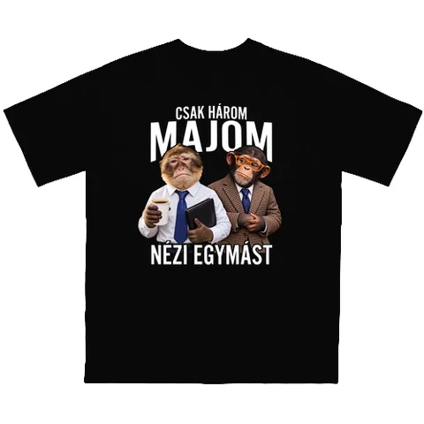 Csak három majom nézi egymást