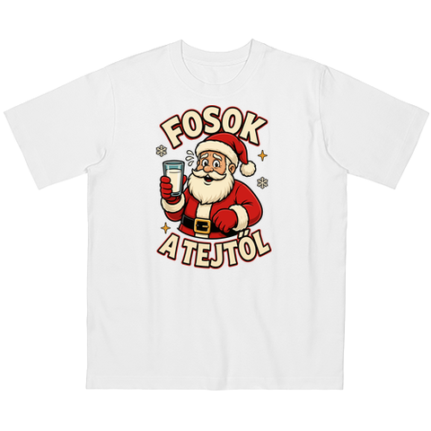 Mikulás fosik a tejtől