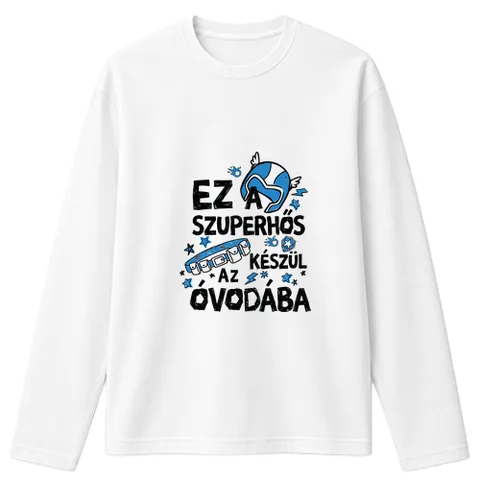 Ez a szuperhős készül az óvodába