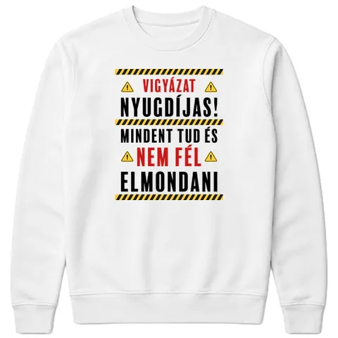 Vigyázat nyugdíjas!